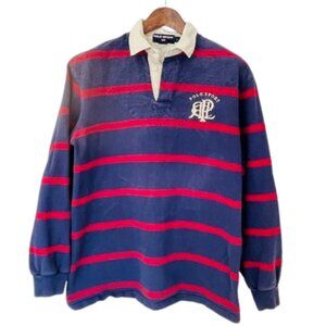 Vintage 90's Ralph Lauren Polo Sport Rugby Shirt Embroidered Monogram Large